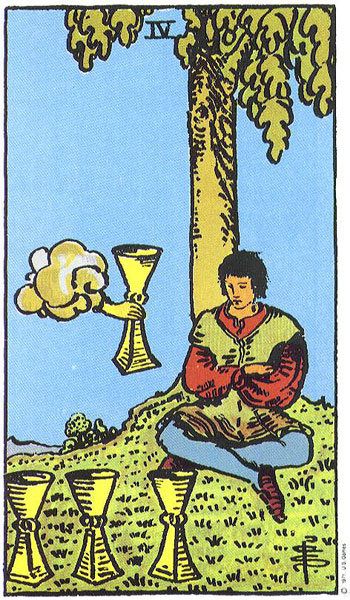 Four of Cups — Suit of Cups