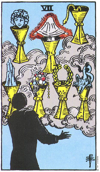 Seven of Cups — Suit of Cups