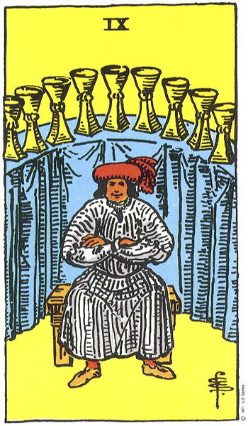 Nine of Cups — Suit of Cups