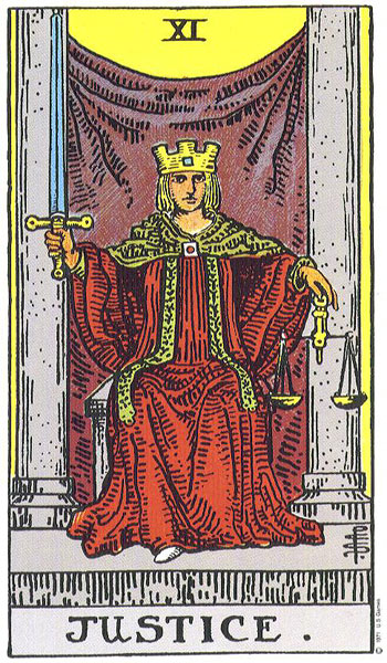 Justice — Major Arcana