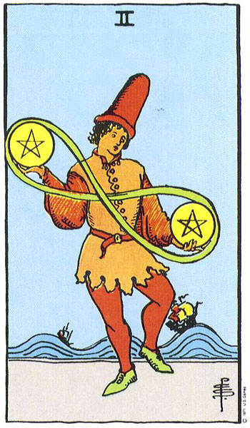 Two of Pentacles — Suit of Pentacles