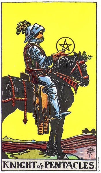 Knight of Pentacles — Suit of Pentacles