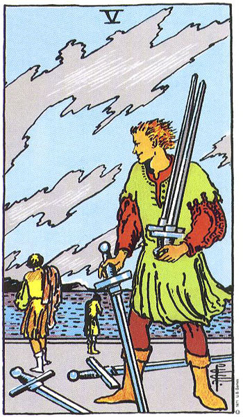 Five of Swords — Suit of Swords