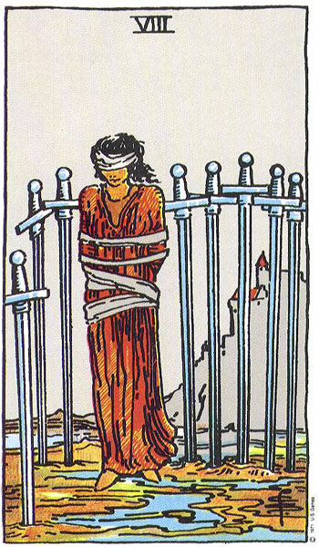 Eight of Swords — Suit of Swords