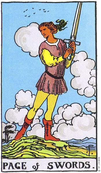 Page of Swords — Suit of Swords