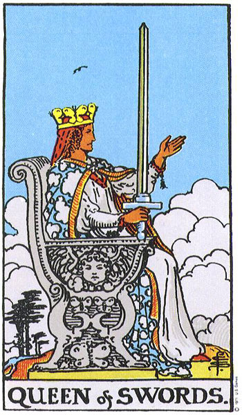 Queen of Swords — Suit of Swords