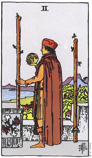 Two of Wands — Suit of Wands