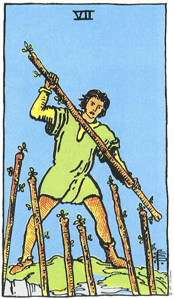 Seven of Wands — Suit of Wands