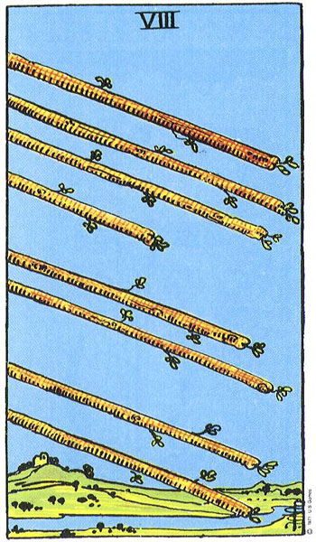 Eight of Wands — Suit of Wands