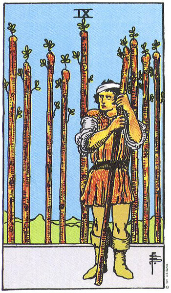 Nine of Wands — Suit of Wands